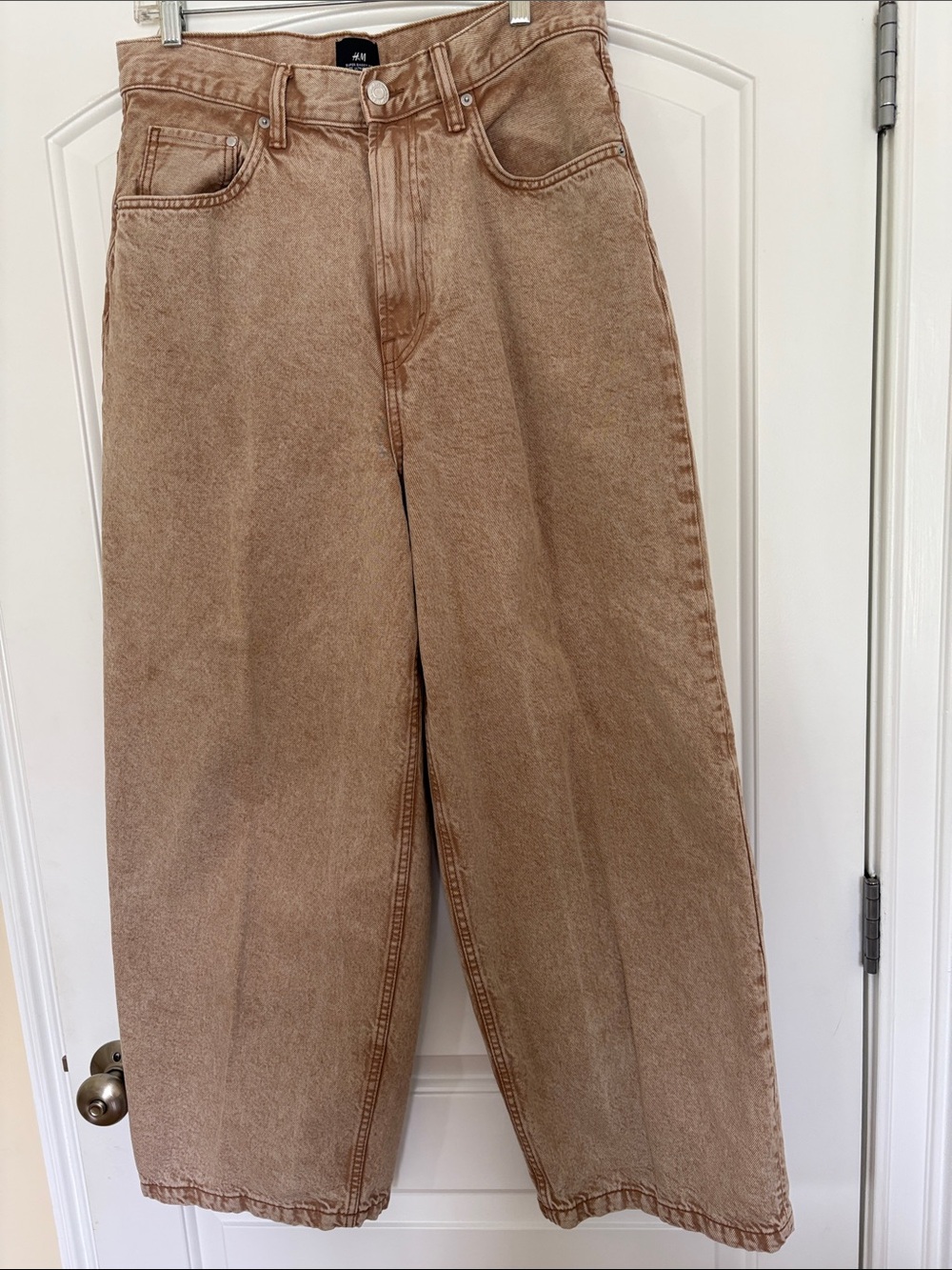 H&M Super Baggy Fit Tan Jeans - Picture 2 of 10